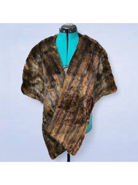 1950s Vintage Colquhouns Scottish Fur House Mink Stole Shawl